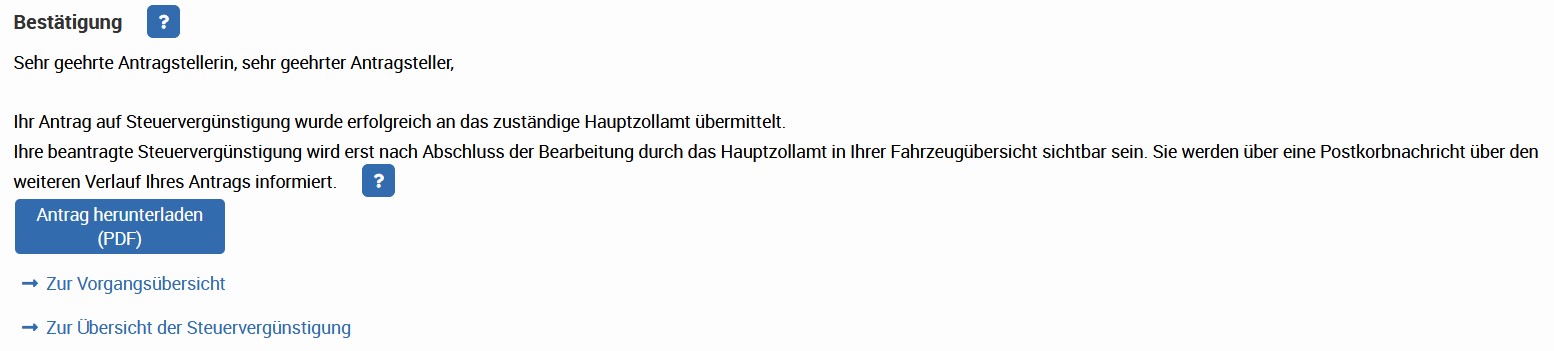 Antrag auf Steuervergünstigung kann heruntergeladen werden Antrag auf Steuervergünstigung kann heruntergeladen werden